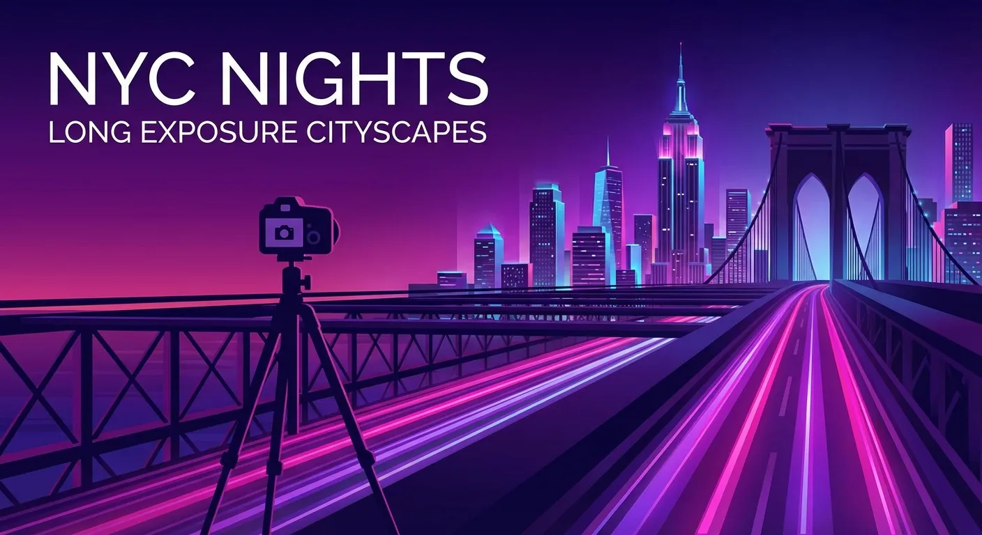 ניו יורק בלילה - צילום עירוני מתקדם