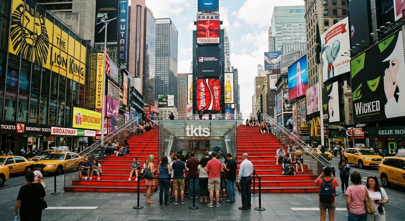 TKTS - המדריך המלא לדוכן הכרטיסים בטיימס סקוור